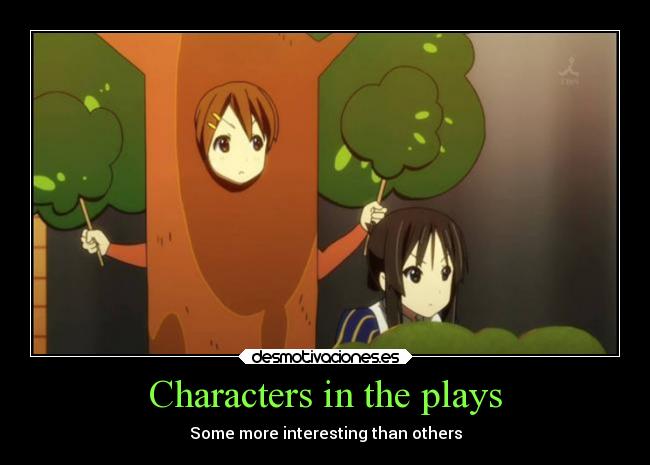 Characters in the plays - 