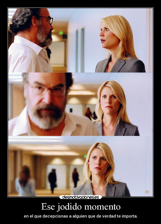 carteles cine homeland mandypatinkin desmotivaciones