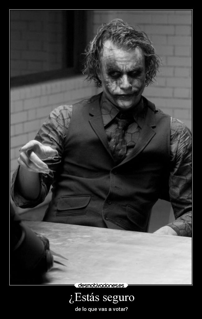 carteles cine joker seguro interrogatorio desmotivaciones