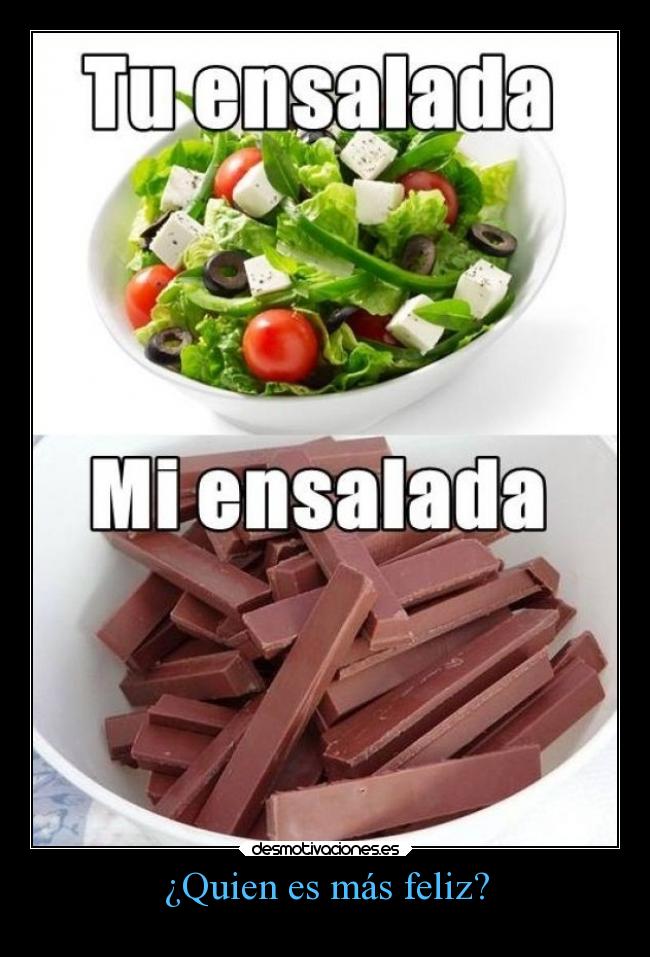 ¿Quien es más feliz? -