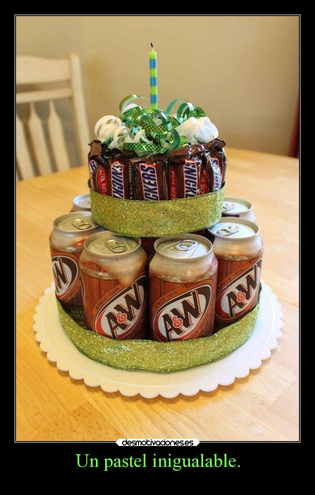 Un pastel inigualable. -