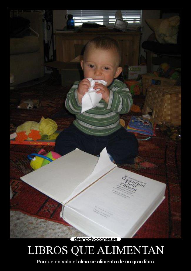 LIBROS QUE ALIMENTAN - Porque no solo el alma se alimenta de un gran libro.