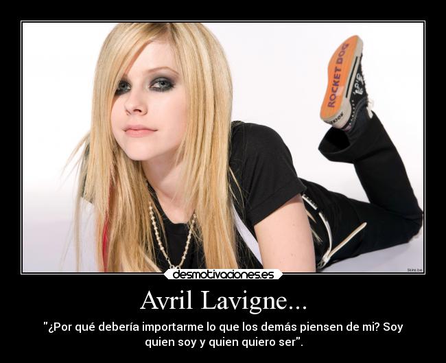 Avril Lavigne... -