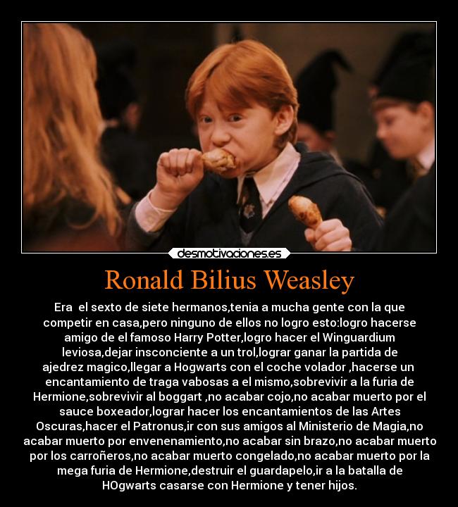 Ronald Bilius Weasley - 
