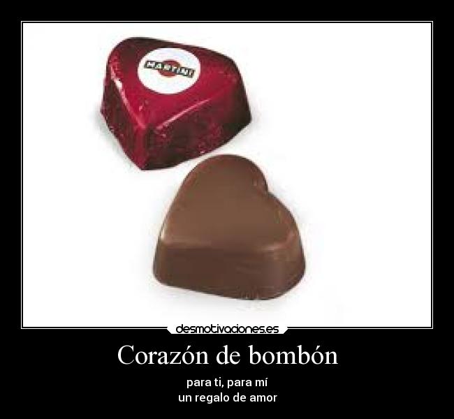 Corazón de bombón -
