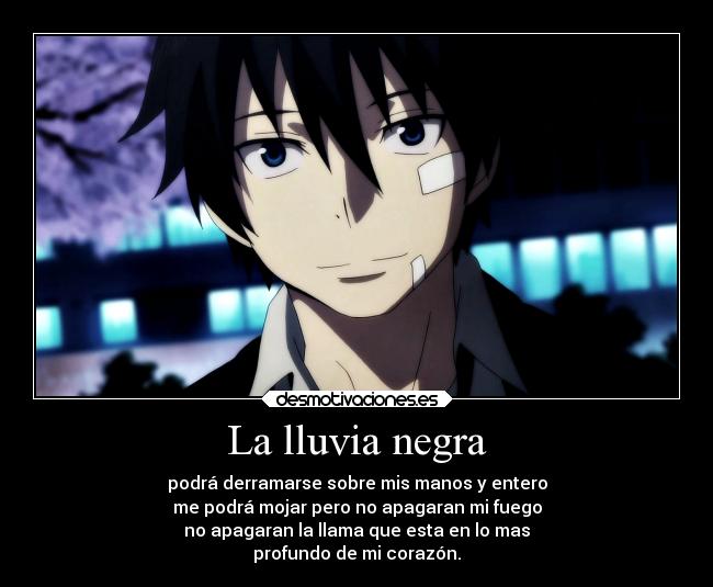 carteles corazon profundo fuego lluvia negra aonoexocist desmotivaciones