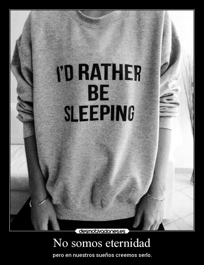 No somos eternidad - 