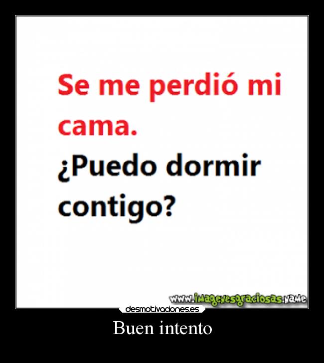 Buen intento - 