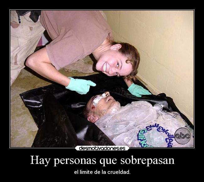 Hay personas que sobrepasan - 