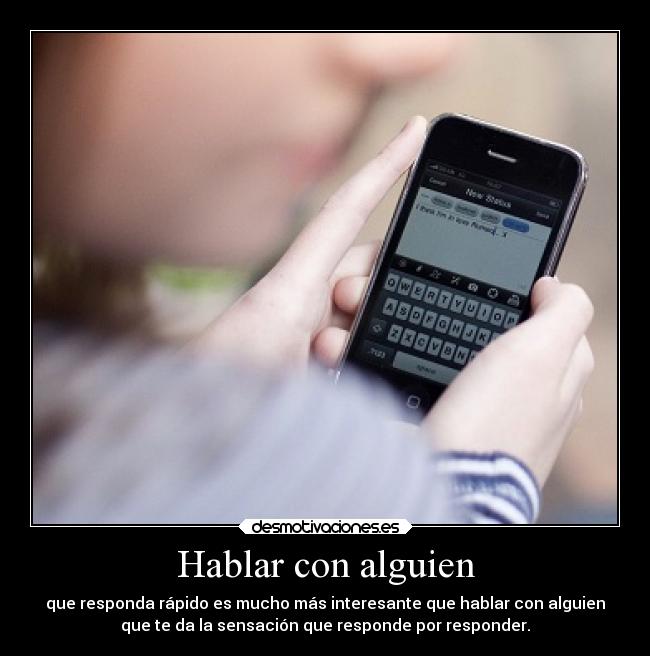 Hablar con alguien - 