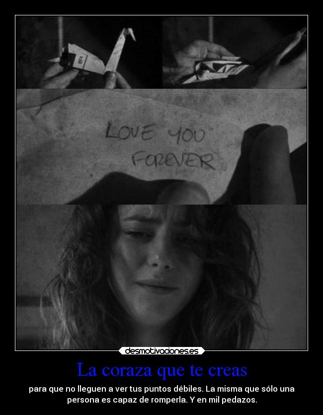 La coraza que te creas - 