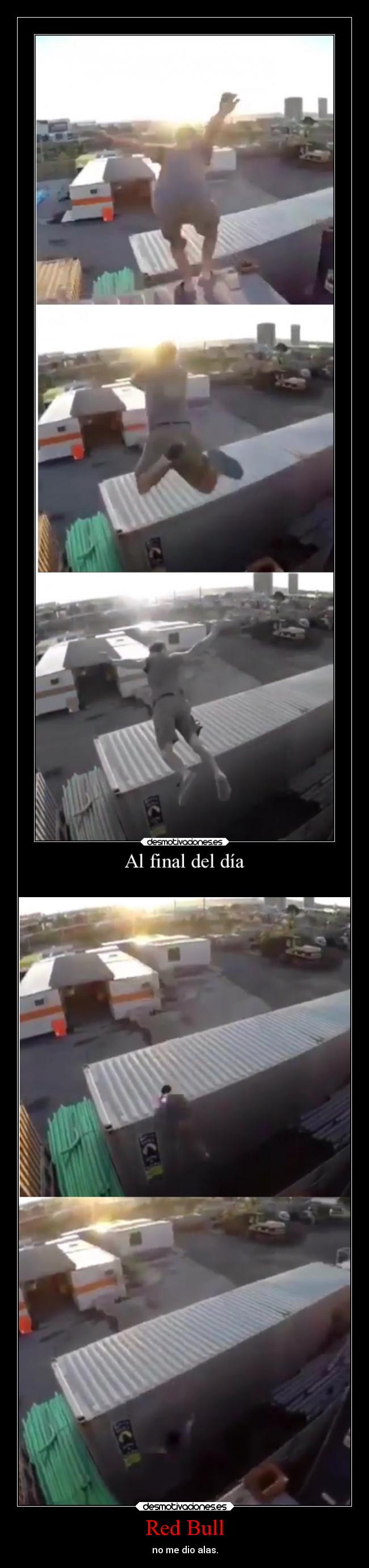 Red Bull - no me dio alas.