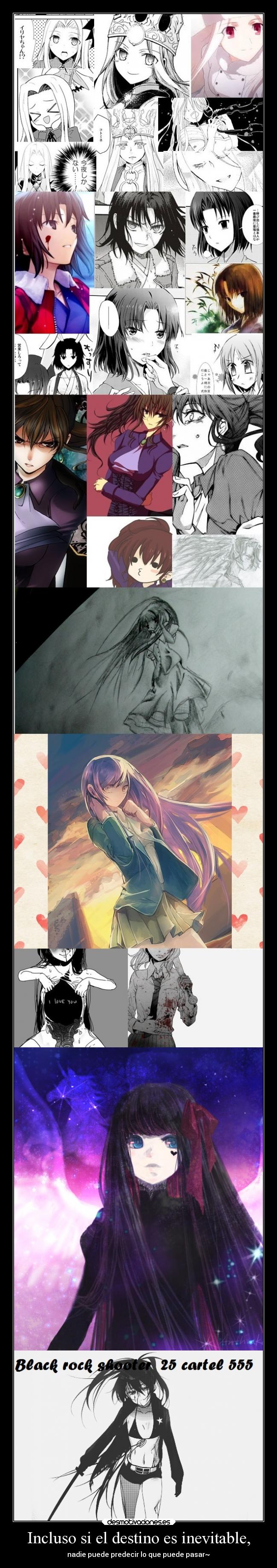 Incluso si el destino es inevitable, - 