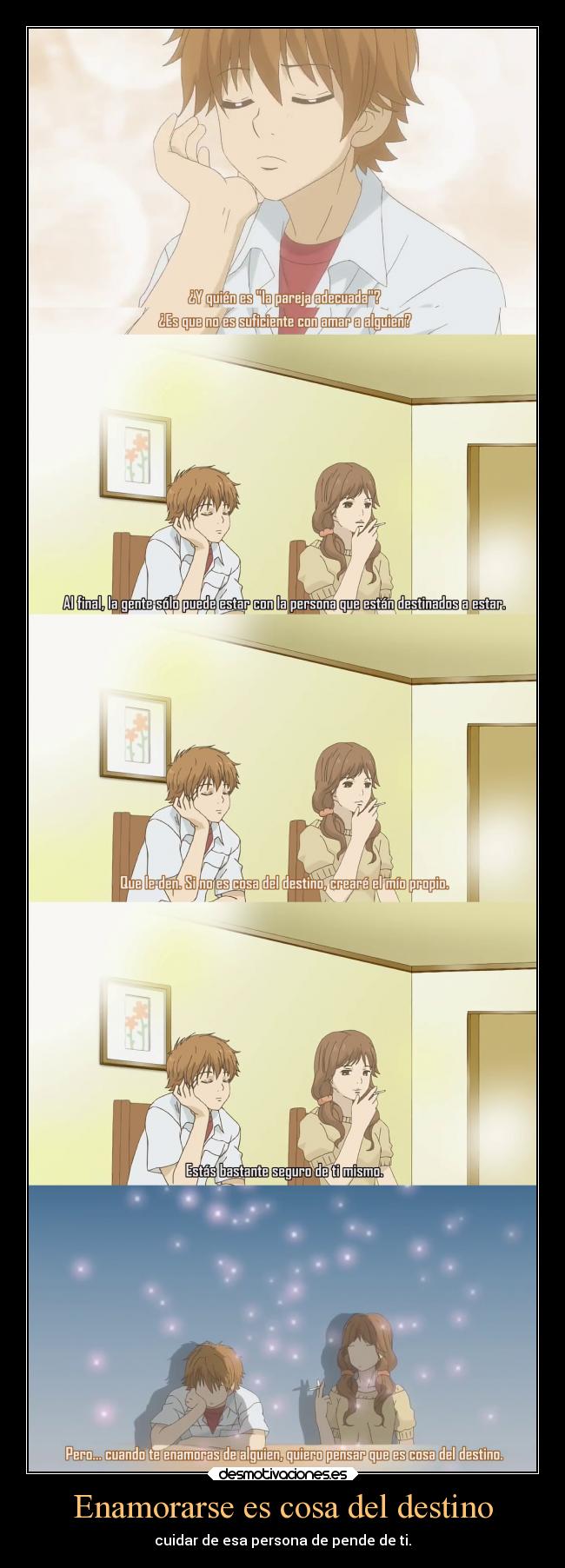 Enamorarse es cosa del destino -