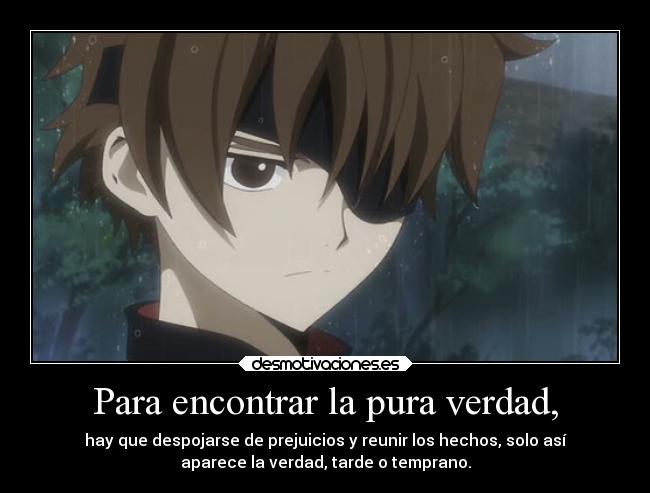 Para encontrar la pura verdad, - 