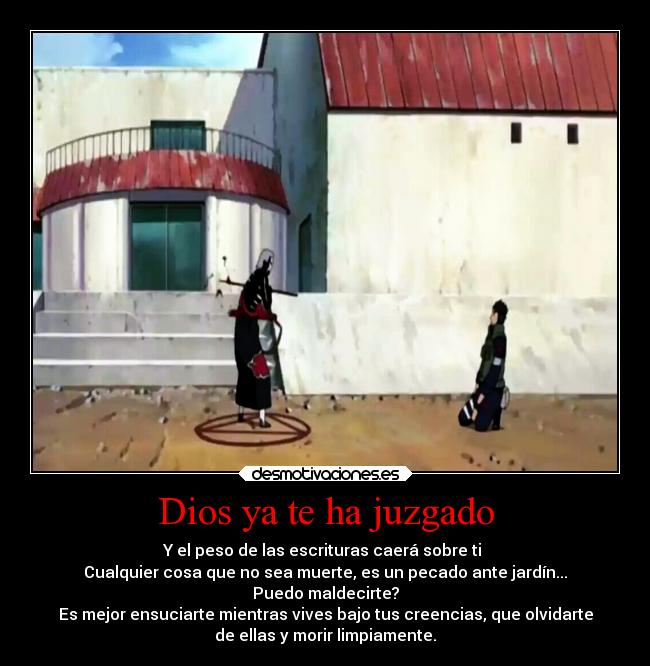 Dios ya te ha juzgado - 