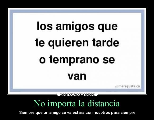 No importa la distancia - 