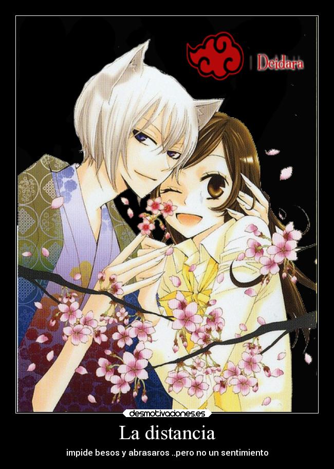 La distancia - impide besos y abrasaros ..pero no un sentimiento