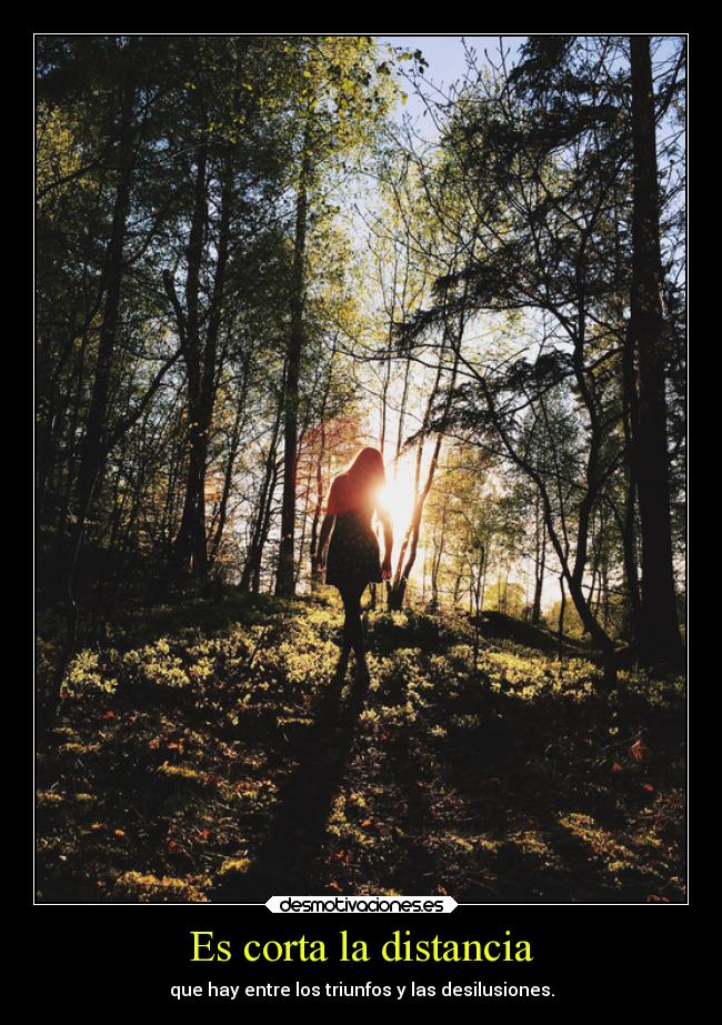 Es corta la distancia -