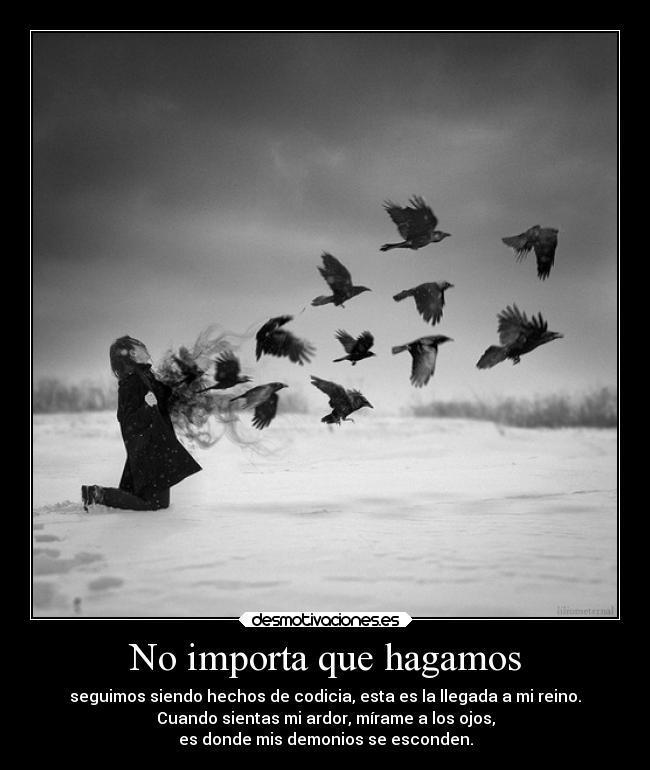 No importa que hagamos - 