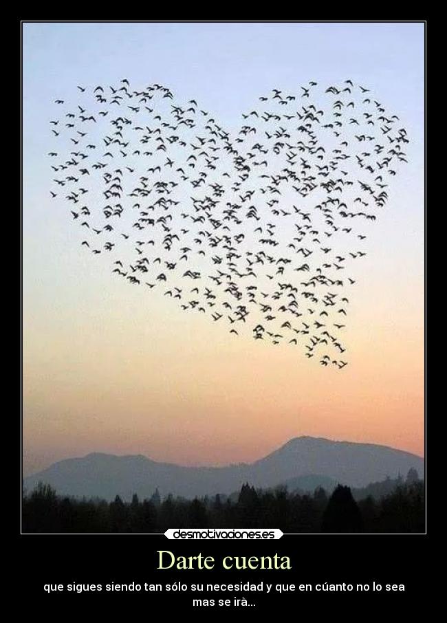 Darte cuenta -