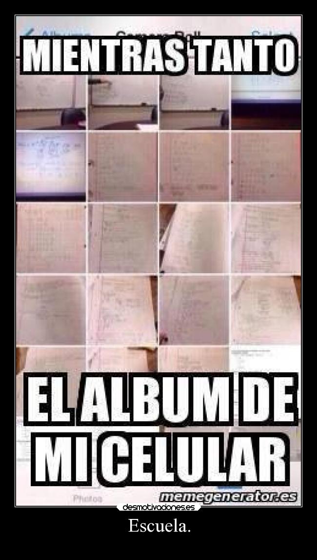 Escuela. - 