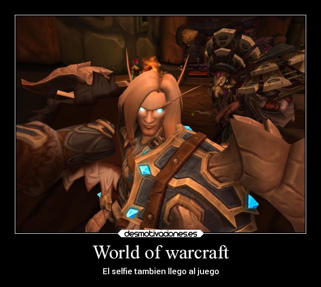 World of warcraft - El selfie tambien llego al juego