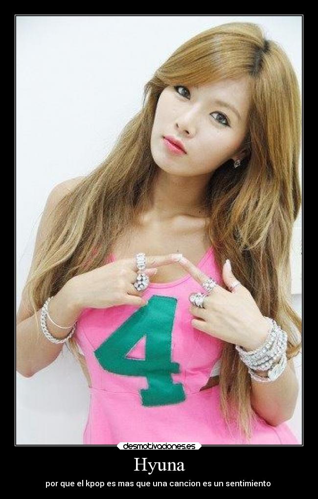 Hyuna - por que el kpop es mas que una cancion es un sentimiento ♥