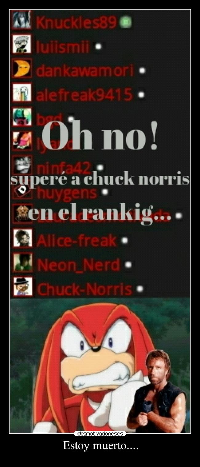 Estoy muerto.... -