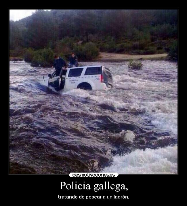 Policia gallega, - 