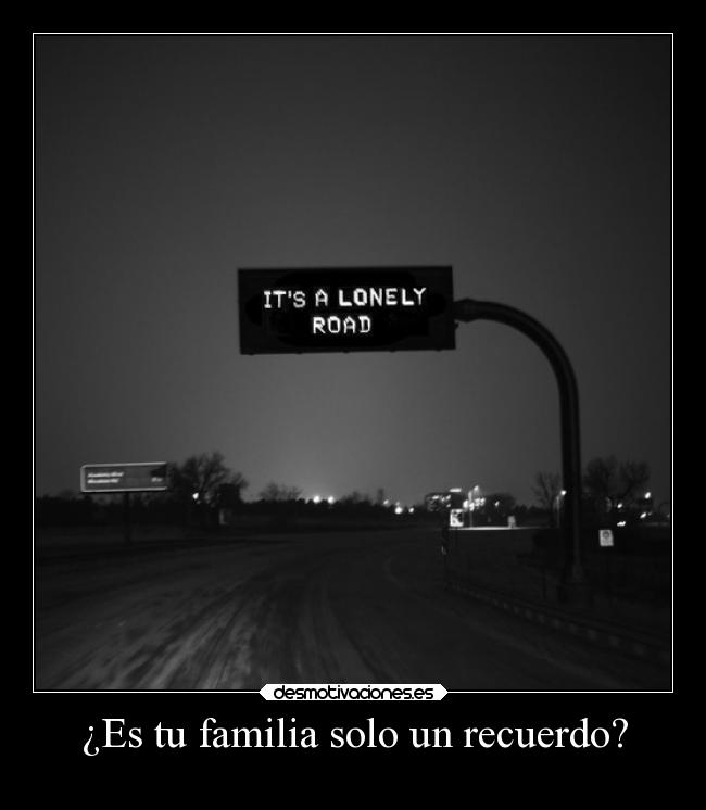 ¿Es tu familia solo un recuerdo? - 