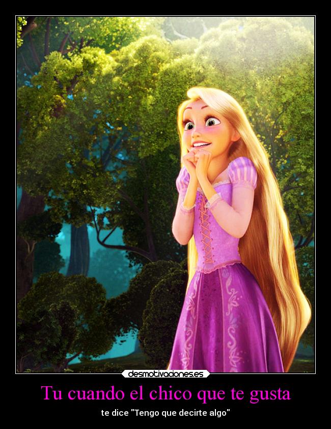 Tu cuando el chico que te gusta -