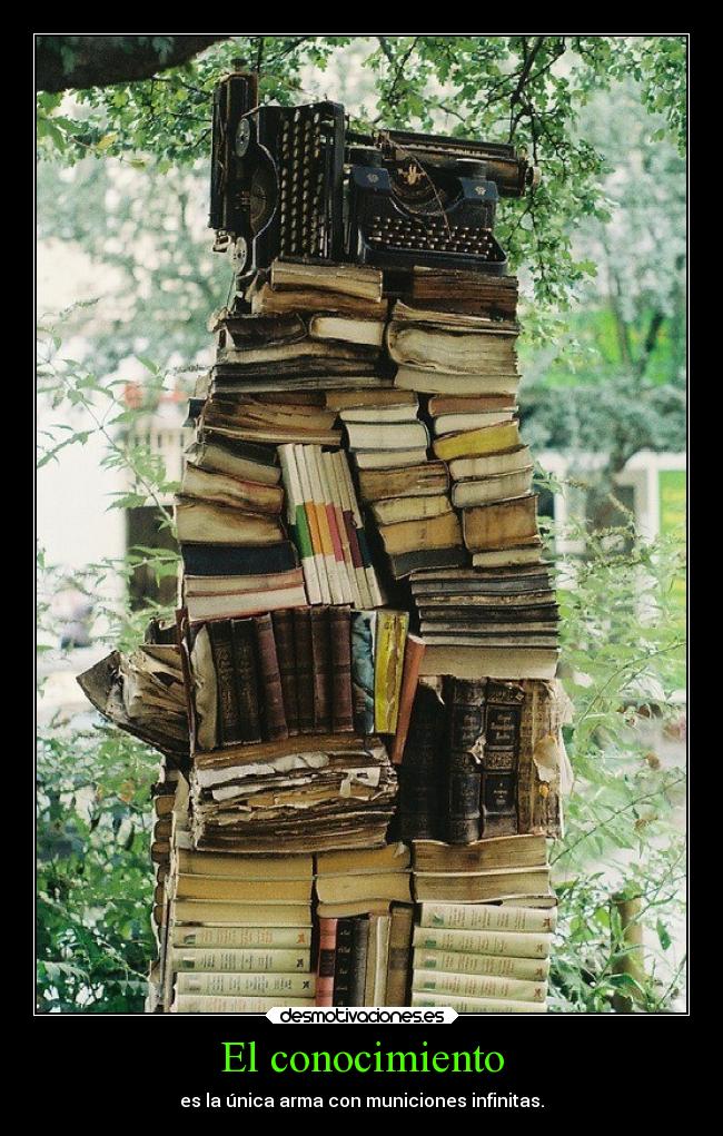 carteles guerra vida arma conocimiento desmotivaciones