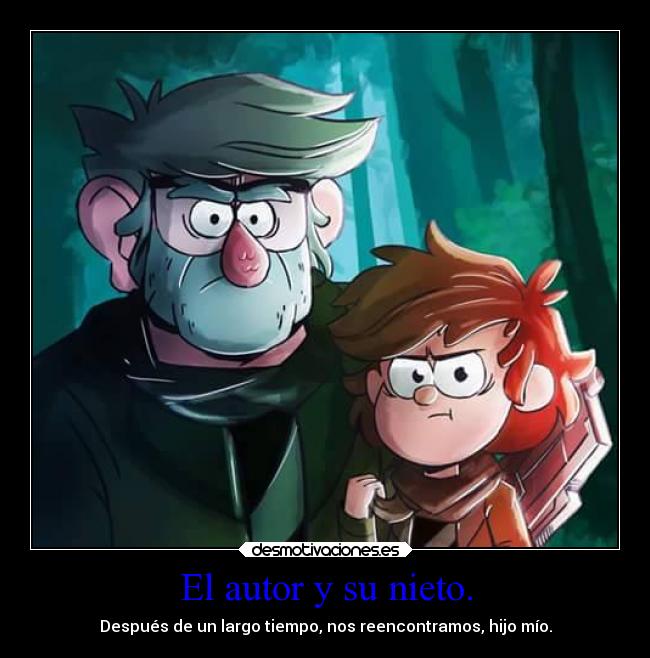 El autor y su nieto. - 