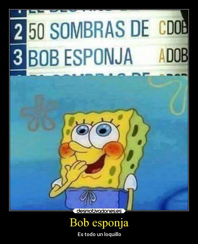 Bob esponja -