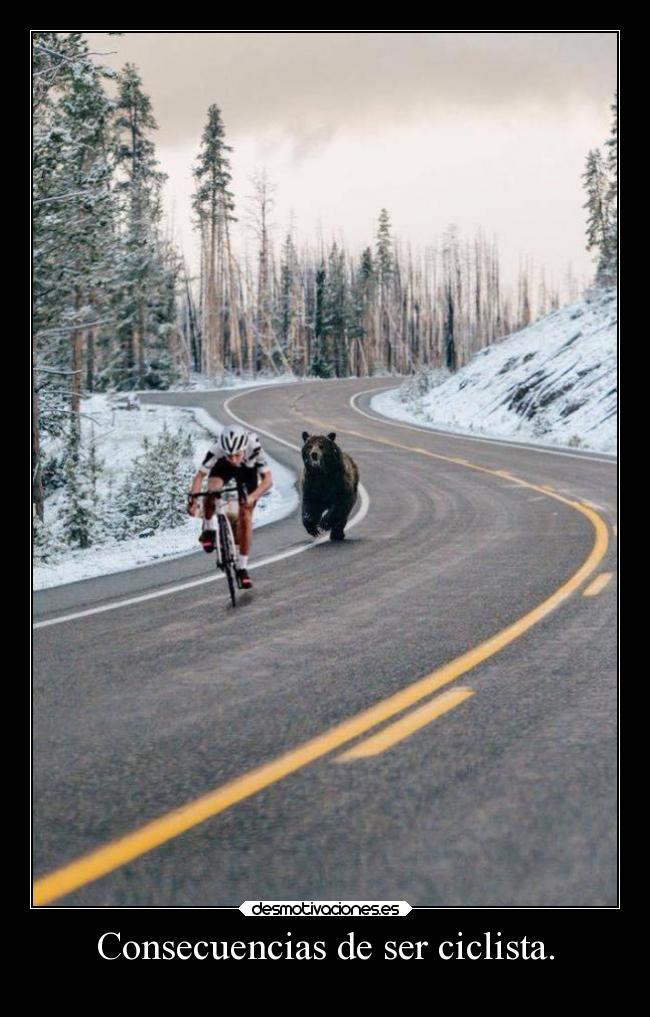 Consecuencias de ser ciclista. - 