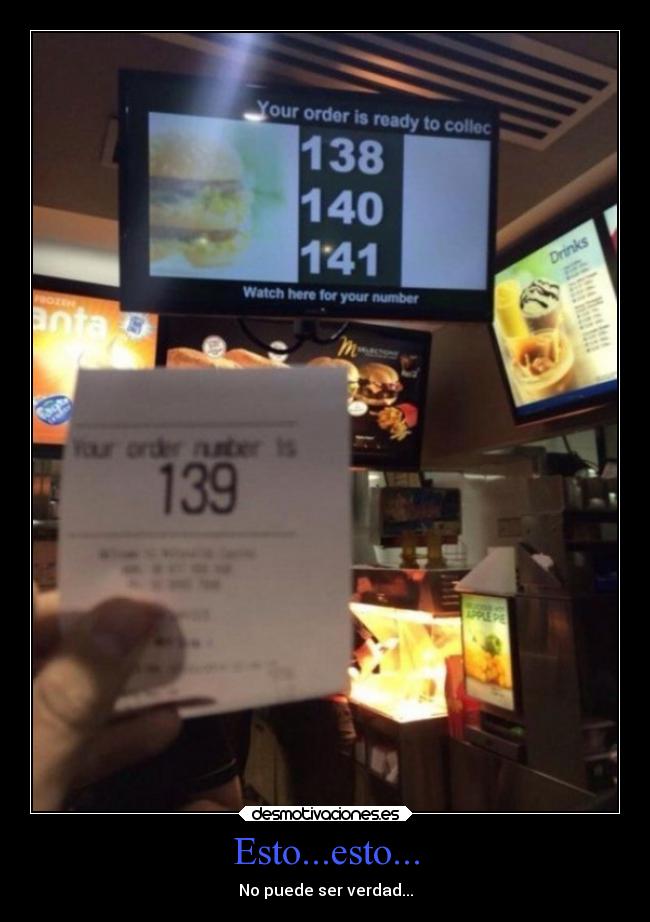 Esto...esto... - No puede ser verdad...