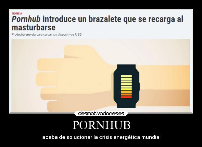 PORNHUB - acaba de solucionar la crisis energética mundial