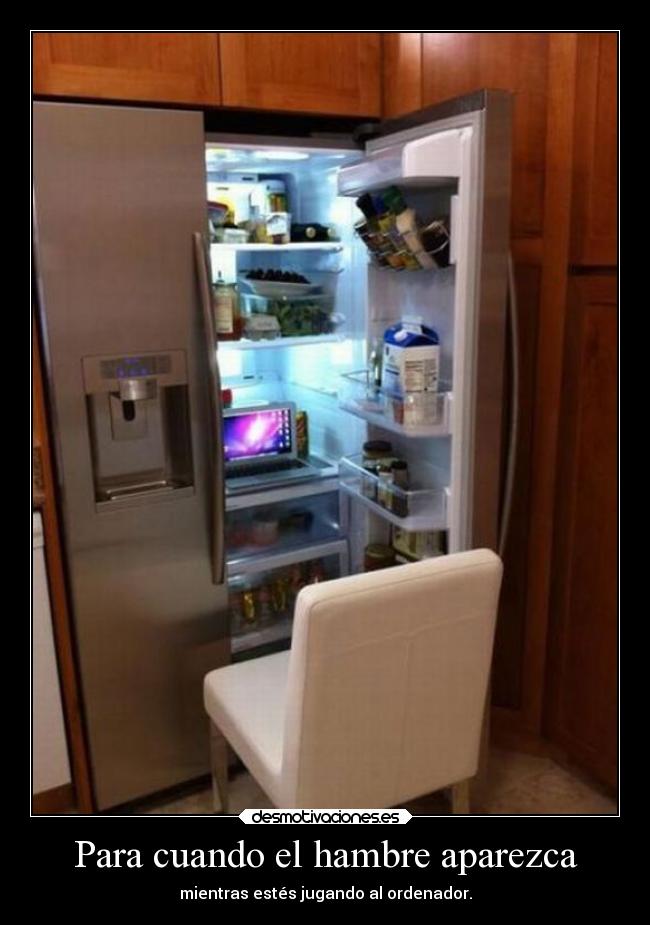 Para cuando el hambre aparezca -