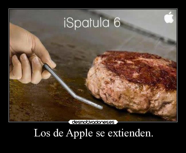 Los de Apple se extienden. -