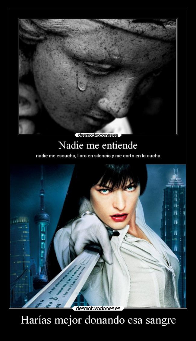 carteles humor slipkdemon clandesplazado donar sangre sarcasmo suicidas ineficientes donacion ultraviolet desmotivaciones