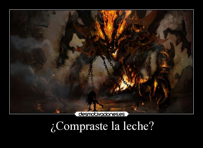 ¿Compraste la leche? - 