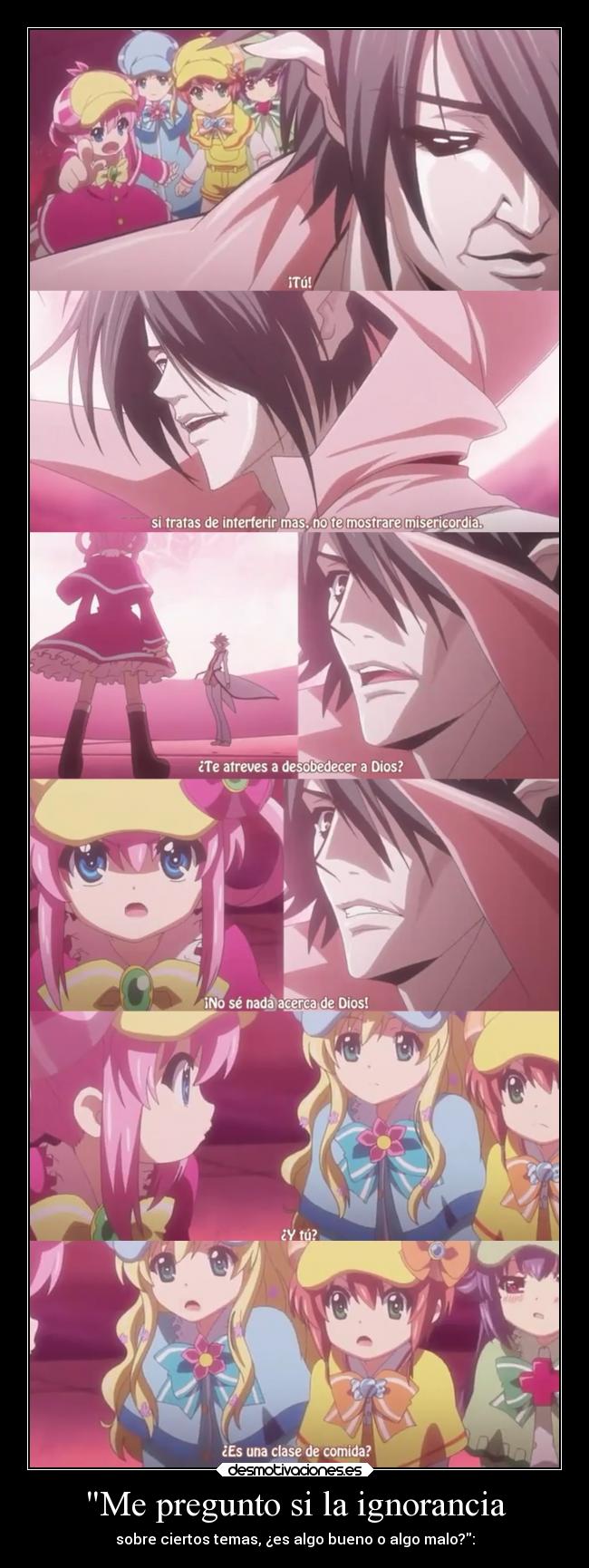 carteles ignorancia amigos anime pregunta ignorar cosas temas ser bueno malo raptorhunters desconocer desmotivaciones