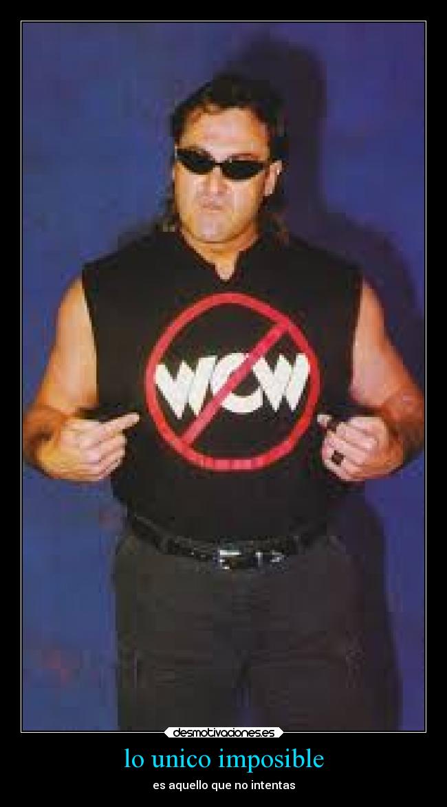 carteles imposible imposible deportes wwe desmotivaciones