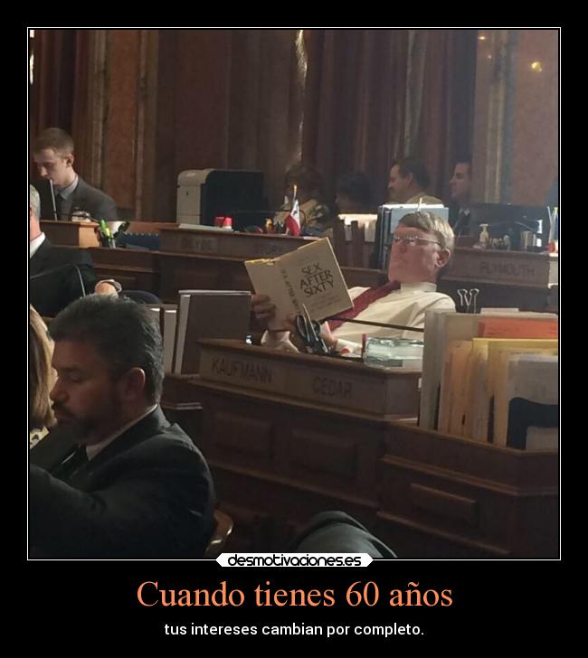 Cuando tienes 60 años -