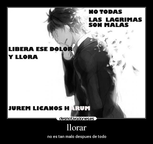 llorar - no es tan malo despues de todo