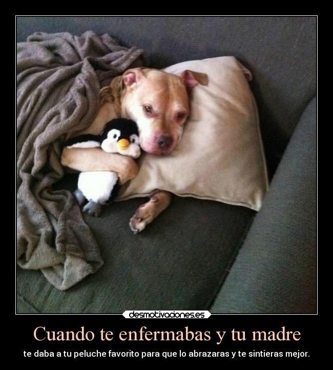 Cuando te enfermabas y tu madre - 