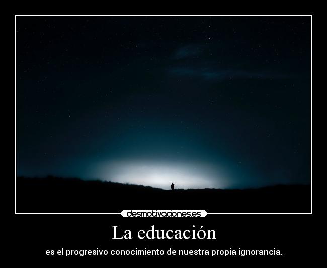 La educación - 
