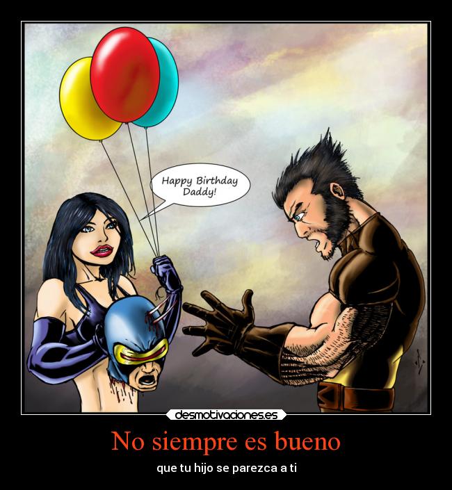 carteles muerte wolverine x23 laura logan men xmen scott ciclope desmotivaciones