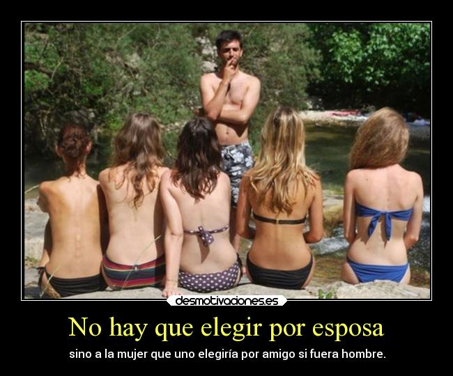 No hay que elegir por esposa - 